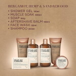 Baylis & Harding Dárková sada pečující kosmetiky pro muže Bergamot/Hemp/Sandalwood, hnědá barva