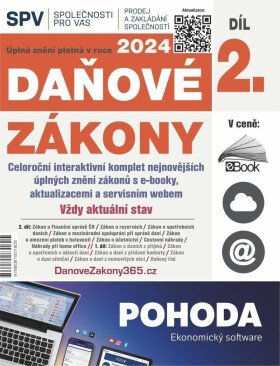 Daňové zákony 2024 (Díl 2.)