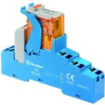 Finder 4C.P1.9.024.0050 vazební relé s LED diodou , 24 V/DC, 16 A, 1 přepínací kontakt, Tray, 1 ks