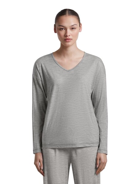 Dámské merino triko dlouhý rukáv ICEBREAKER Wmns Merino 150 Lodge LS Tee, Metro Heather velikost: L