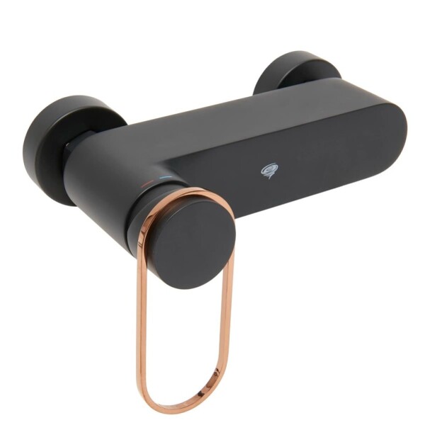 Sprchová baterie SAT Fusion bez sprchového setu 150 mm černá/bronz SATBSFU268CPCBR SATBSFU268CPCBR