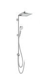 HANSGROHE - Crometta Sprchová souprava E 240 Showerpipe pro renovace, EcoSmart 9 l/min, chrom 27289000