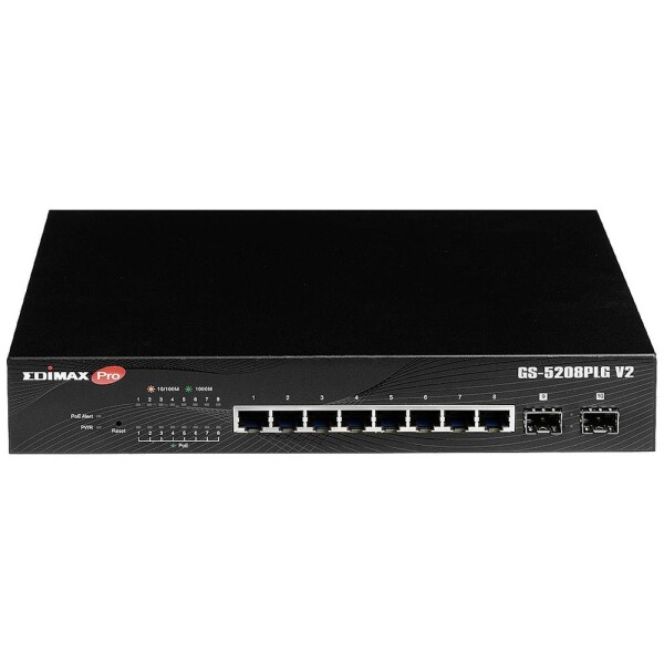 EDIMAX GS-5208PLG V2 GS-5208PLG V2 síťový switch 8 + 2 porty