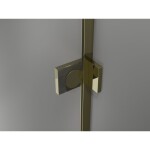 MEXEN/S - Lunar T sprchový kout dveře křídlové pravá 120 x 90, transparent, zlato 834T-120-090-50-00-P