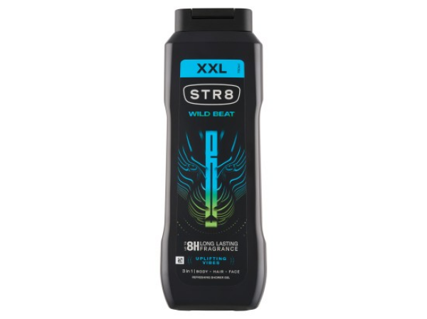 STR8 Wild Beat osvěžující sprchový gel 3 v 1 750 ml