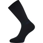 VOXX Ponožky dvouvrstvé s jemným lemem WANAK z merino vlny ČERNÉ 35-38 125254