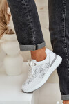 Kožené Sportovní Boty Dámské Sneakers S.Barski LR51-551 Bílé 36