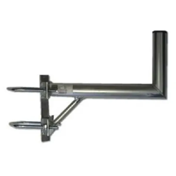 OEM Stožárový držák 50 cm 2x vinkl / Držák antény / Galvanický zinek / Průměr 42 mm / Rozteč 100 mm (PK50S422VV100)