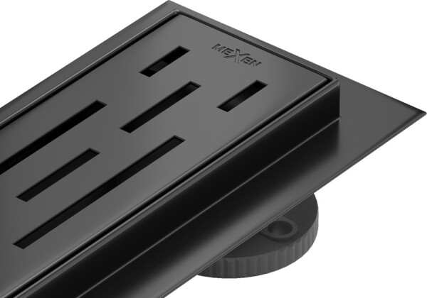 MEXEN/S - Plochá M01 odtokový žlab 80 cm černá 1720080-15