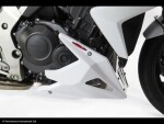 Honda Cb1000R 08-17 Klín pod motor - 3 barvy - Bílá-stříbrná mřížka