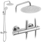 REA - Sprchová sada bez výtoku s termostatem Lungo Chrome REA-P6735