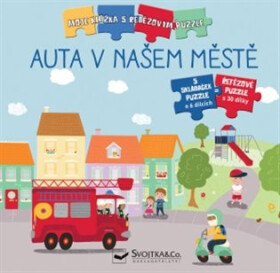 Auta v našem městě - Moje knížka s řetězovým puzzle - Carola von Kessel