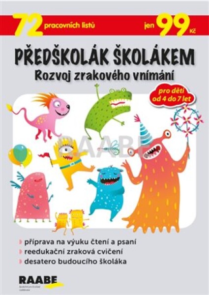 Předškolák školákem – Rozvoj zrakového vnímání