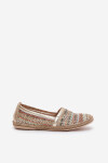 Elegantní Kožené Espadrilky S Pletením Multikolor Zazoo 10178 41