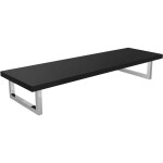 CERANO Deska pod umyvadlo Navira Pro + 2 konzole pod desku - černá matná - 100x46x3,6 cm - 606072