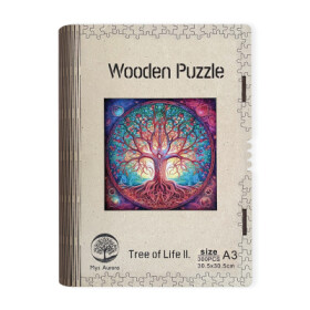 Dřevěné puzzle WOODEN strom života II. - 300 dílků