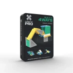 Connetix Connetix PRO Build It 4 Ways - Magnetická Stavebnice vozidla 30 ks