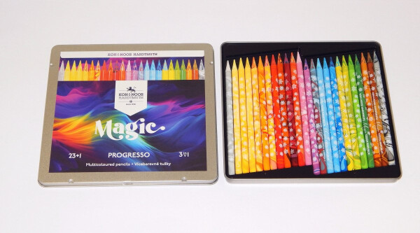 Koh-i-noor pastelové tužky v laku MAGIC - 24 ks