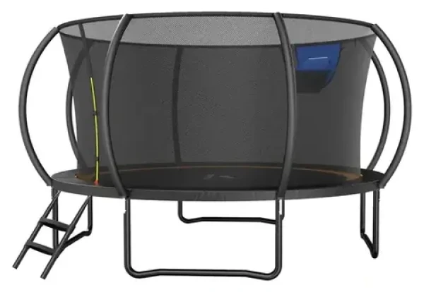MERACH Trampolína MR-2429B2 / Průměr 3,6 m / Bezpečnostní síť / 72 pružin / Nosnost 150 kg (MR-2429B2-EU)
