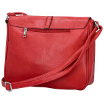 Trendy dámská koženková crossbody kabelka Relinda, červená