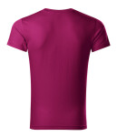 Malfini slim fit V-NECK tričko pánské fuchsia