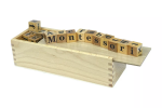 Moyo Montessori Moyo Montessori Kostky s abecedou v krabičce