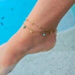 ELENYS Marina – pozlacený náramek 18K žluté zlato Délka náramku: 23+3,5 cm / max. 26,5 cm