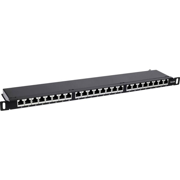 Intellinet 720922 24 portů patch panel 483 mm (19) CAT 6A 0.5 U osazený