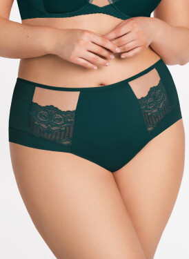 Dámské kalhotky Gorsenia K 442 Luisse S-4XL Green zelená S