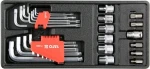 Vložka do zásuvky - imbus 2-12 mm , torx T10-T50, 1/2"" E10-E20, adaptéry M5- M12