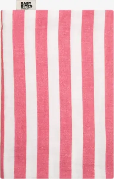 Baby Bites Zavinovačka mušelínová Sailor červená s pruhy / Zavinovačka / 120x120 cm (003-MUSE-RROS)