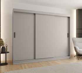 Šatní skříň Abi Rubino T Rozměry: 250 cm, Barva korpusu + barva dveří: Kašmír