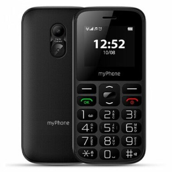 MyPhone Halo A Senior černá / 1.77 / FM / 0.3MP / microSD / Dual SIM / SOS funkce (TELMYSHALOABK)