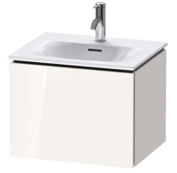 DURAVIT - L-Cube Umyvadlová skříňka 40x52x42 cm, 1 zásuvka, lesklá bílá LC613402222