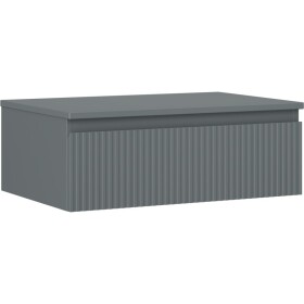 MEXEN/S - Rivel koupelnová skříňka pod umyvadlo 70 cm s deskou, 1 šuplík, reliéf , grafit mat 91A20-07023-1-BFC66