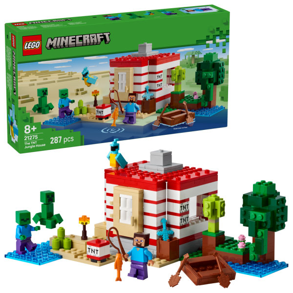LEGO® Minecraft® 21275 TNT dům v džungli - LEGO® NINJAGO®