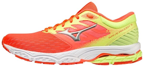 Dámská běžecká obuv Mizuno Wave Prodigy 3 Neon Flame/Silver UK 8