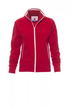 Dámská mikina Payper MELBOURNE Barva: Červená/ Bílá, Velikost: L (000015000103006L)