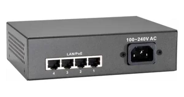 LevelOne FEP-0511 / Switch / 4x FE PoE+ / 1x FE / 65 W / kovové provedení (FEP-0511)