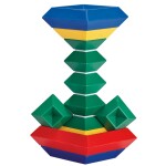 Kebo Toys Wedge it skládací pyramida základní barvy 15 dílků