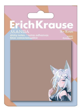 Samolepicí bločky ErichKrause Manga - 75x75 mm, 50 listů