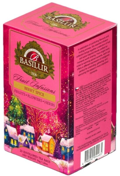 BASILUR Christmas Fruit Berry Spice přebal 20x1,8g