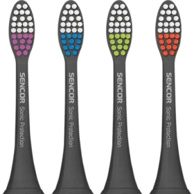 SENCOR SOX 002 Náhradní hlavice pro kartáček černá (4ks) / pro SENCOR Sonic Protection SOC 1x/2x/3x (8590669243020)