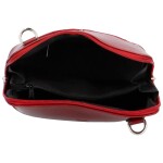 Módní dámská kožená crossbody kabelka Adiara, vínová