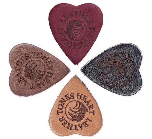 Timber Tones Leather Tones Heart Mixed 4-Pack