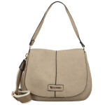 Trendy dámská koženková kabelka na rameno Coveri Grayson new, béžová
