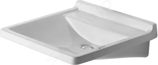 DURAVIT - Starck 3 Umyvadlo Med, 600x545 mm, bez otvoru pro baterii, bílá 0312600000