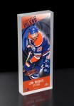 Obraz Edmonton Oilers NHL Leon Draisaitl Player Ticket 3D Block Art