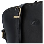 Luxusní dámská kožená crossbody Katana Ednovo, černá