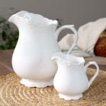 Chic Antique Džbánek na smetanu Provence 200 ml, bílá barva, porcelán